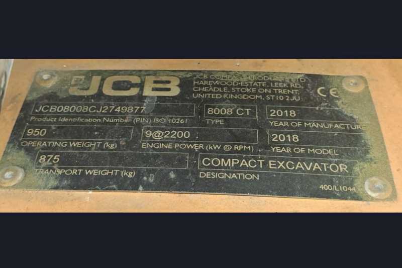OmecoHub - Immagine JCB 8008CT